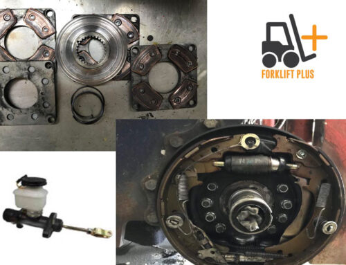 Forklift brake job (repair)